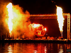 Feuer am See